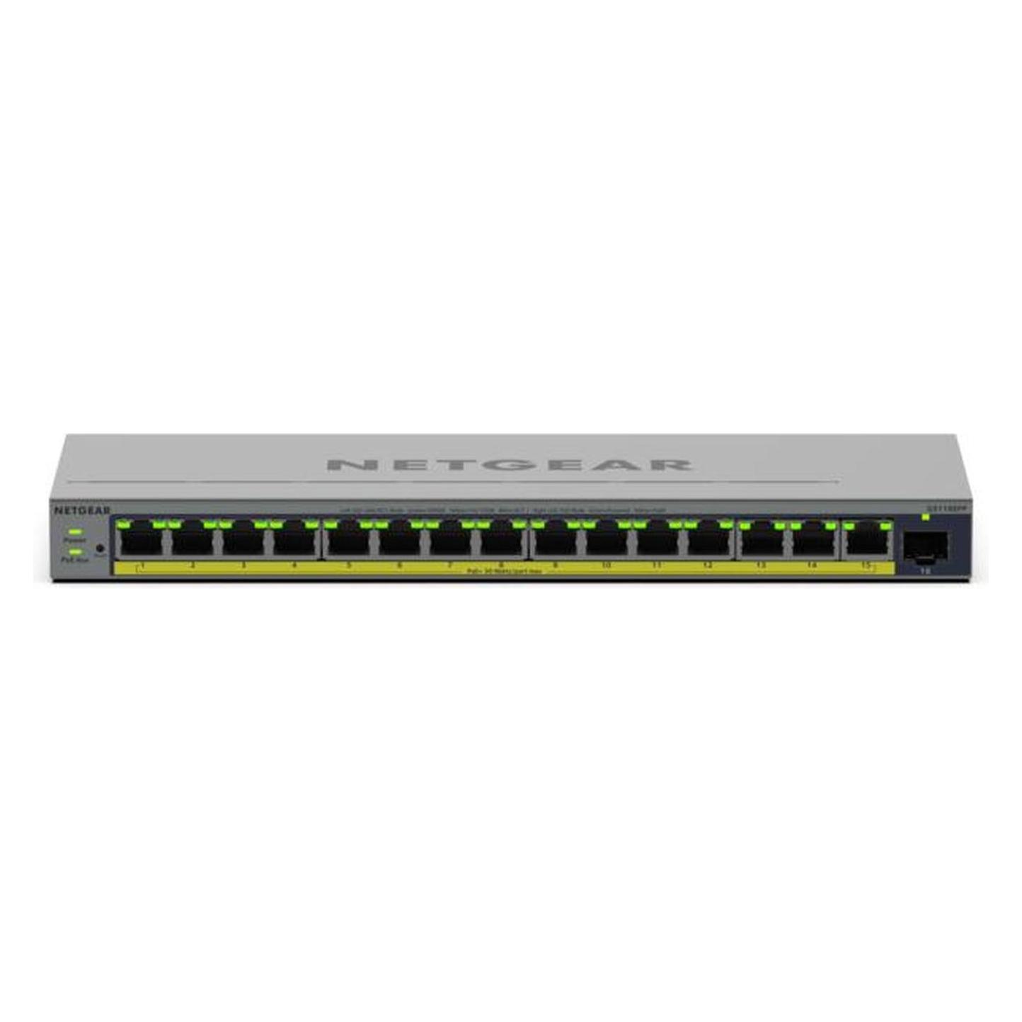 Netgear 16PT GB PLUS SWICH W/ POE+ GS116EPP (16 Ports) (GS116EPP-100EUS)