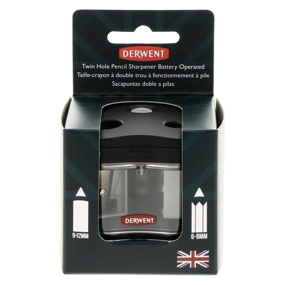 Derwent Spitzmaschine elektrisch schwarz-transparent (DWT2302332)