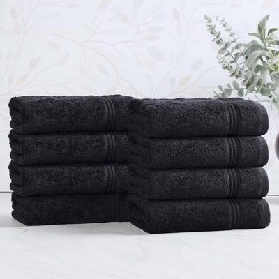 Superior Heritage Egyptian Cotton Absorbent Hand Towel Set of 8