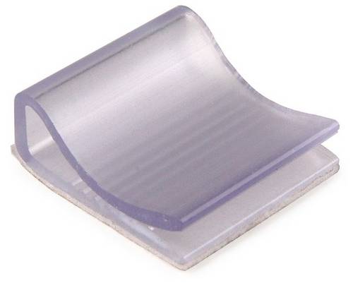 HellermannTyton FCC25-PVC-GY Befestigungsclip selbstklebend 154-00019 Grau