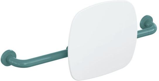 Hewi 801 Rückenstütze 801.51.916155 Wandabstand 150mm, Lehne signalweiß, aquablau