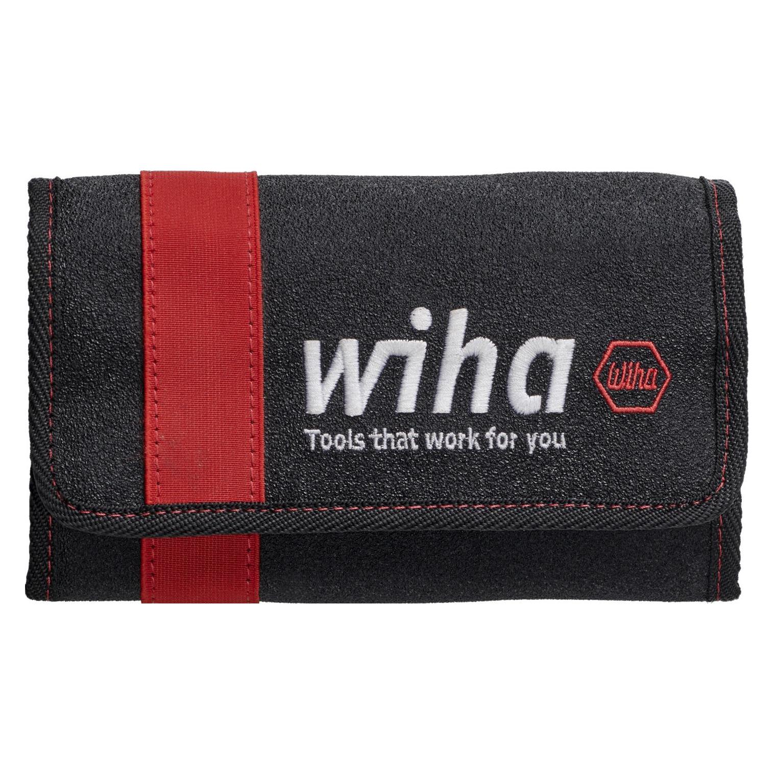 Wiha Bit Set slimVario (Innensechskant, Phillipps-Kreuzschlitz (PH), Pozidriv-Kreuzschlitz (PZ), Schlitzschrauben, TX) (41231)