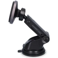 Nedis Funk-Kfz-Ladegerät Qi zertifiziert 7.5 / 10 / 15 W 1.5 / 1.67 / 2 A 1.00 m FOD / Übe, Auto Adapter, Schwarz