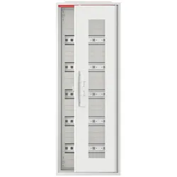 Striebel & John CA14VT Kleinverteiler Aufputz, 1FB, 4-reihig, transparente Tür 2CPX052198R9999