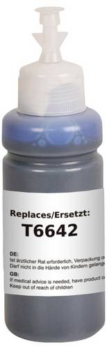 Renkforce Nachfülltinte ersetzt Epson T6642 Kompatibel Cyan 100ml RF-EINKT6642C RF-6728548
