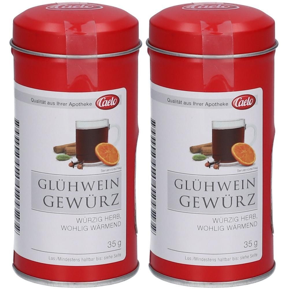 Glühweingewürz Caelo HV-Packung Blechdose 2x 2x35 g Pulver