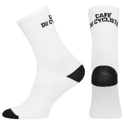 CAFÉ DU CYCLISTE - Solid - Radsocken 39-42 | EU 39-42 weiß