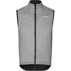 GripGrab, Unisex, Velojacke, PACR Windproof Lightweight Vest (XL), Gelb, Grau, XL