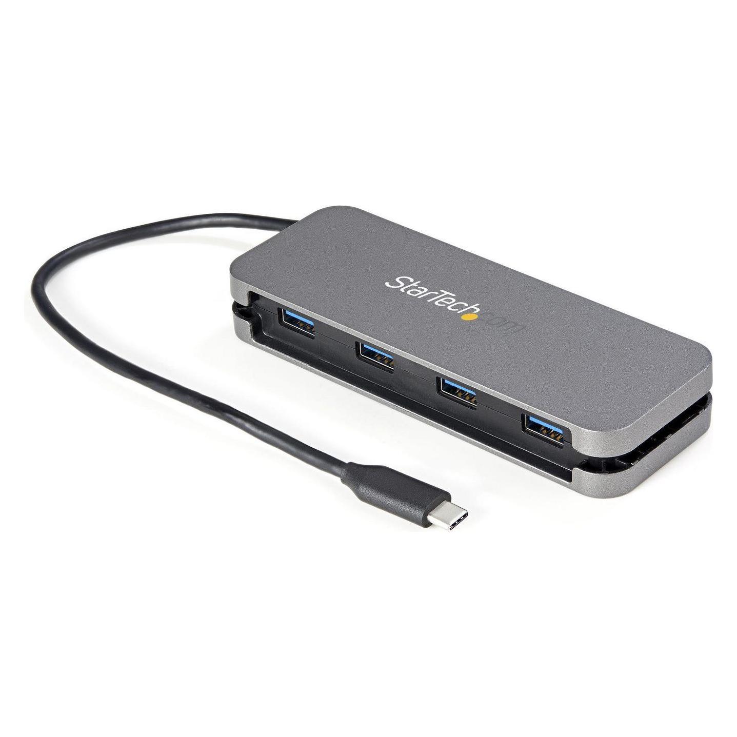 StarTech .com 4 Port USB-C-Hub (USB-C, 4 Ports) (HB30CM4AB)