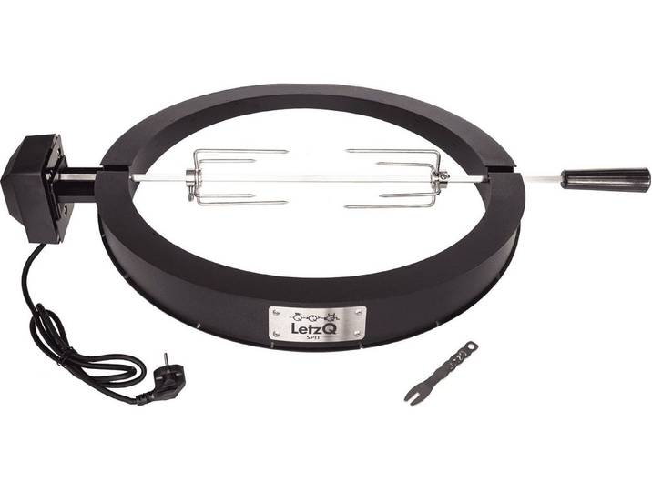 Big Green Egg Drehkorb Big Green Egg Rotisserie / Drehspieß LETZQ mit Motor Large