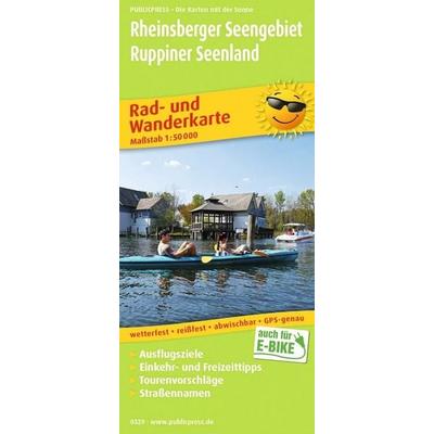 Publicpress Rad- und Wanderkarte Rheinsberger Seengebiet, Ruppiner Land 1:50.000, Sonstige von , KOMPASS Freytag & Berndt, 978-3-7473-0329-0
