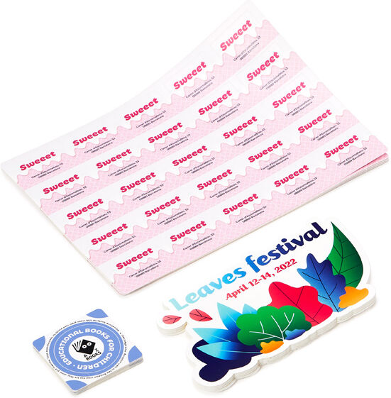 Pixartprinting Pegatinas blancas personalizadas