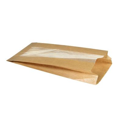 1000x DUNI Snack-Tüte Medium 150 x 50 x 270 mm Braun