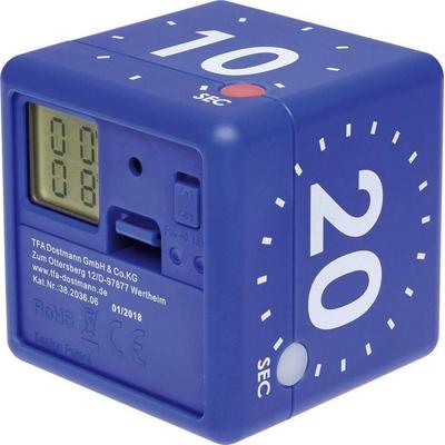TFA Dostmann CUBE Timer Blau digital
