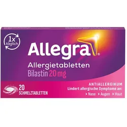 Allegra Schmelztabletten - bei Heuschnupfen & Allergien 20 St