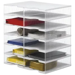 Styro Sortierstation »styrobig Duo Tower« 12 Fächer grau