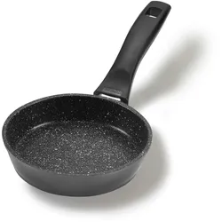 STONELINE Bratpfanne, 14 cm, antihaftbeschichtete Pfanne mit echten Steinpartikeln, alle Herdarten inkl. Induktion, fettfreies Braten