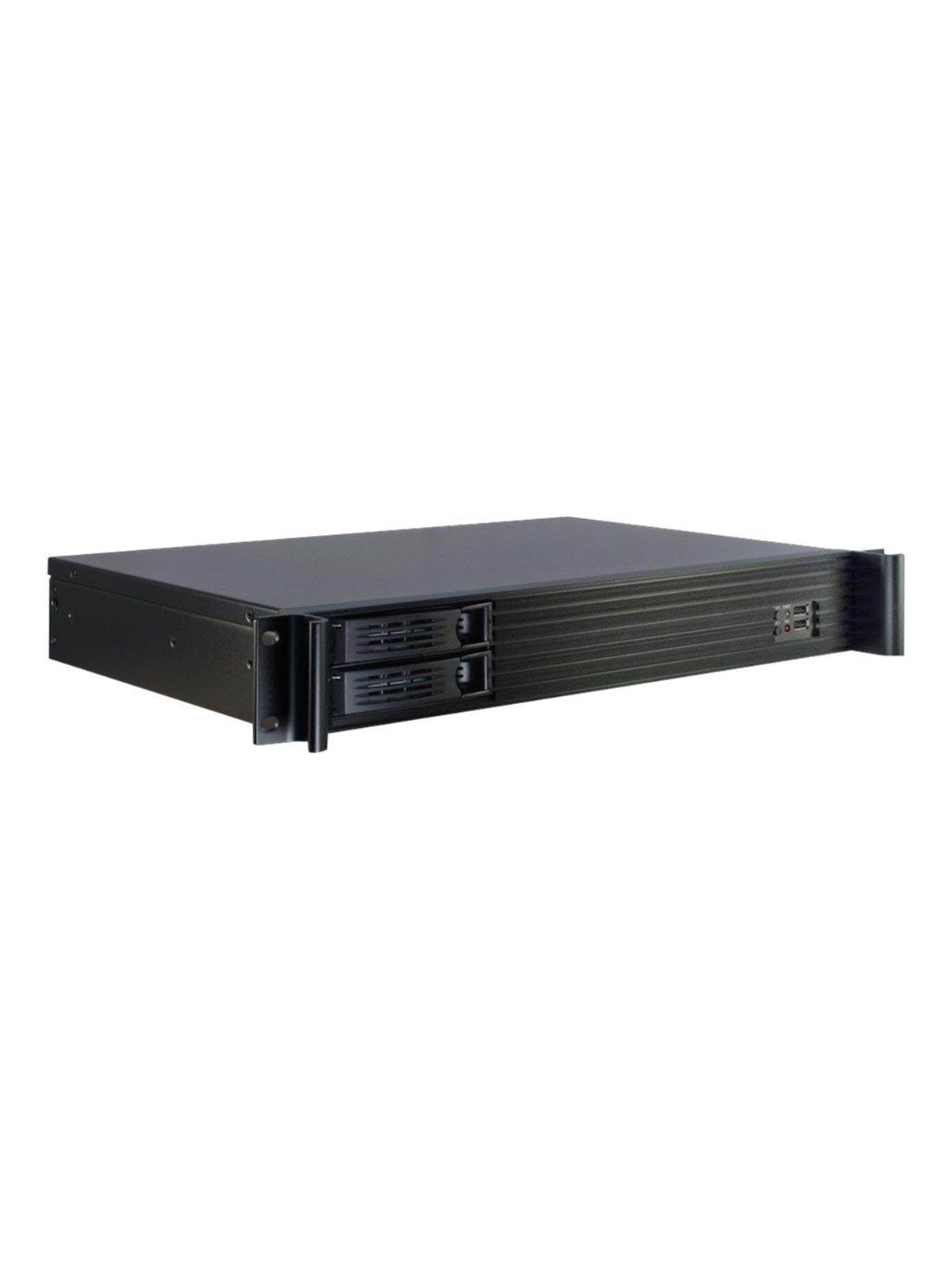 Inter-Tech 1.5U-1528L - Gehäuse - Server (Rack) - Schwarz