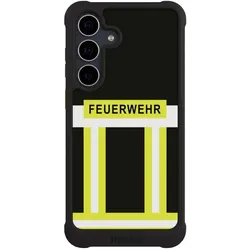 Nivocase Hülle für Samsung Galaxy S25 FE Stossfeste Handyhülle NIVOmax Case Schwarz Beruf Feuerwehr (Samsung Galaxy S25 FE), Smartphone Hülle, Schwarz
