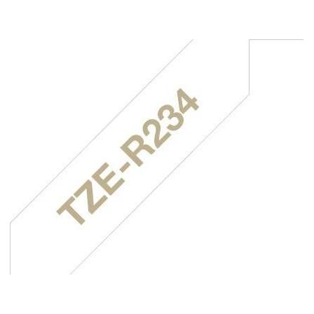 Brother Label-Making Tape Gold On (TZE-R234)