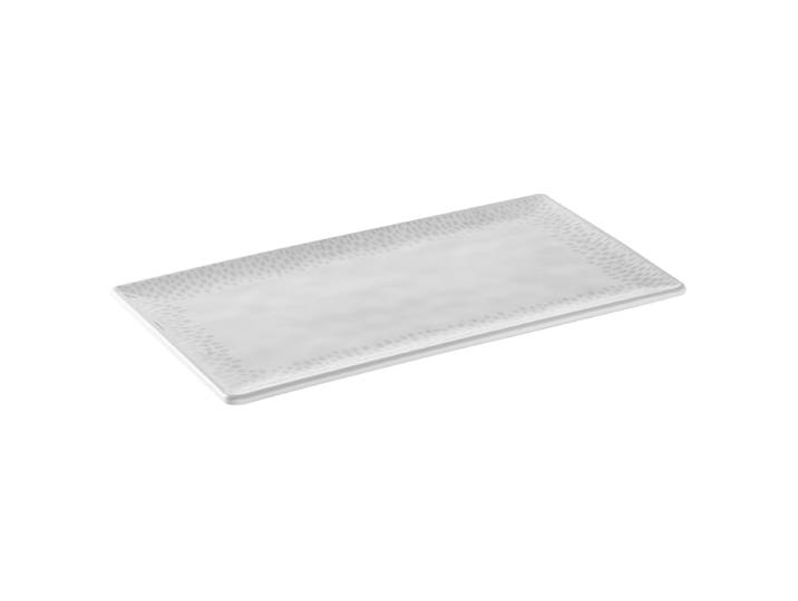 Plateau Footmark 18 x 33cm Blanc