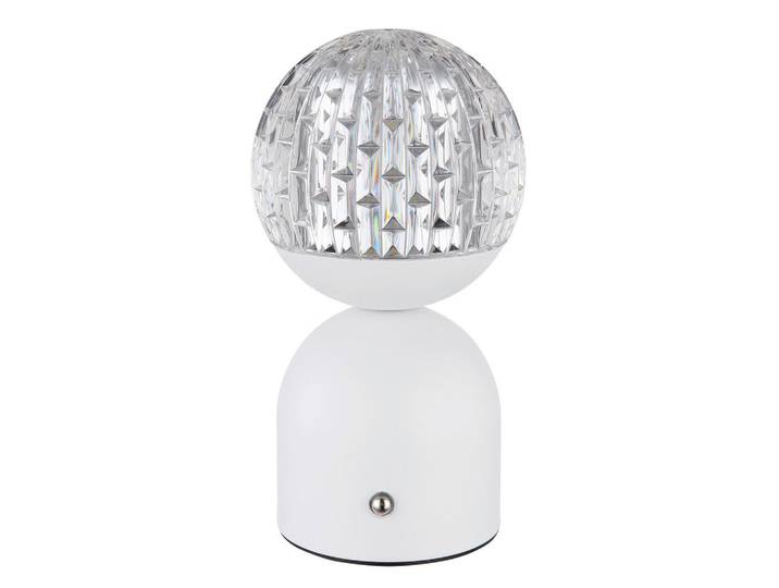 Globo Akku-Tischleuchte, Klar, Kunststoff, 50 mm, F, 20 cm, CE, Farben fixierbar, Touch-Schalter (on/off), Lampen & Leuchten, Innenbeleuchtung, Tischlampen, Akku-Tischlampe