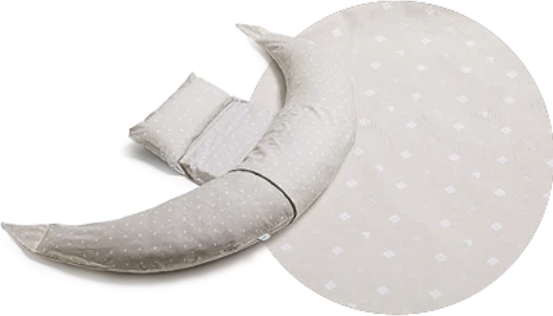 Nuvita Baby Cojín de Lactancia DreamWizard Memory 3D - Beige Nordic