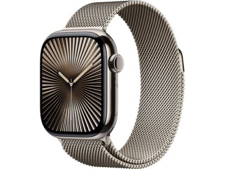 Apple Watch - Montre Connectée Serie 10 46mm Titane Naturel Loop Cell