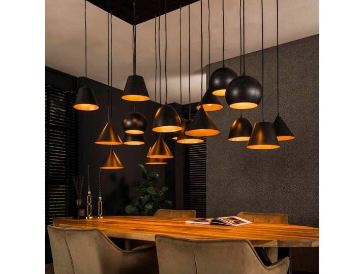 Liadomo Pendelleuchte Reyo, XXL, Industrial, für große Esstische Industrial, Modern