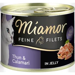 Miamor Feine Filets in Jelly Thunfisch & Calamari 12x185 g