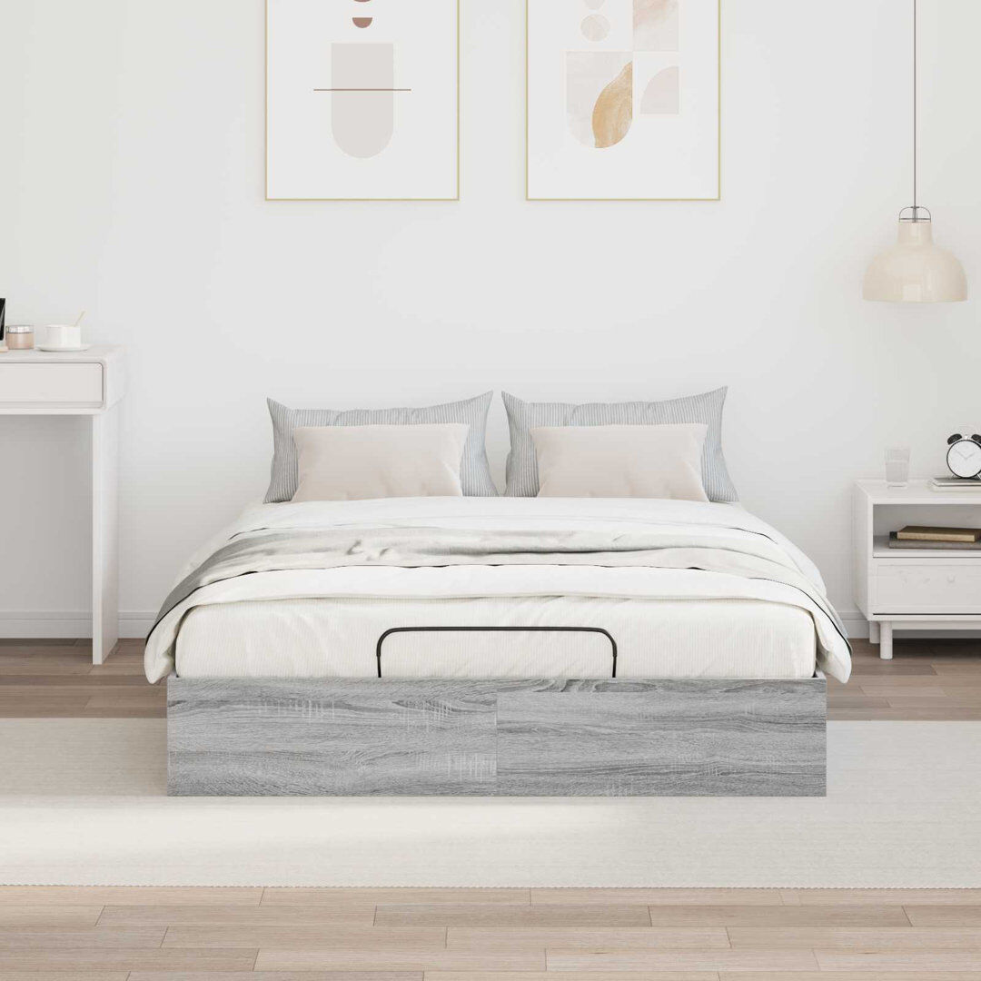 Metro Bed Frame Grey Sonoma Small Double (4')