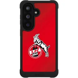 Nivocase Hülle für Samsung Galaxy S26 Stossfeste Handyhülle NIVOmax Case Schwarz 1. FC Köln EffZeh (Samsung Galaxy S26), Smartphone Hülle, Schwarz