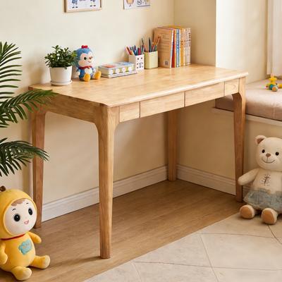 GDFStudio - Corvallis Mid-Century Solid Wood Desk with Drawer