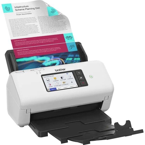 Brother Ads-4700w Scanner, Trådløs Netværk