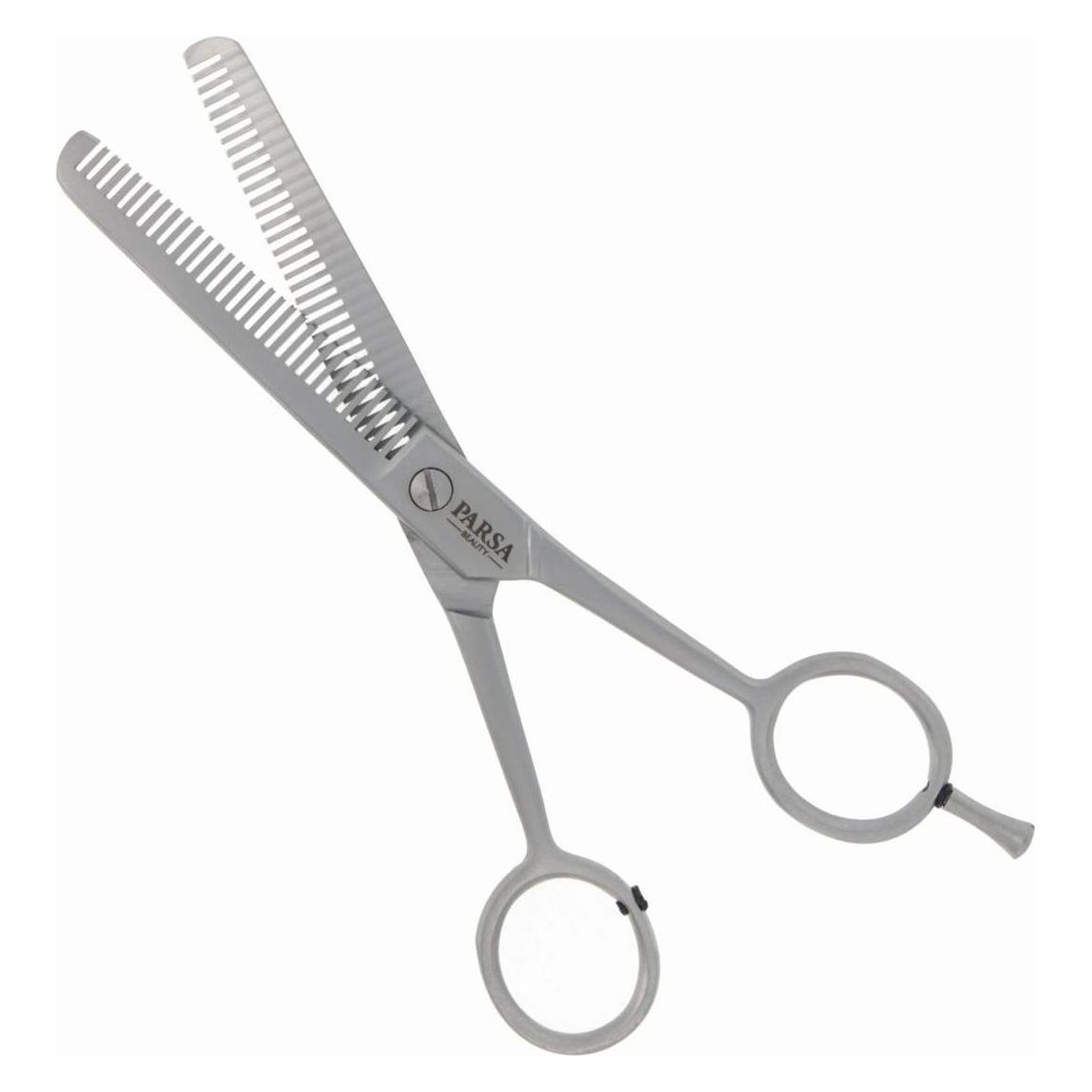 Parsa Beauty Parsa Effilierschere mit Fingerhaken, silber (00025244)