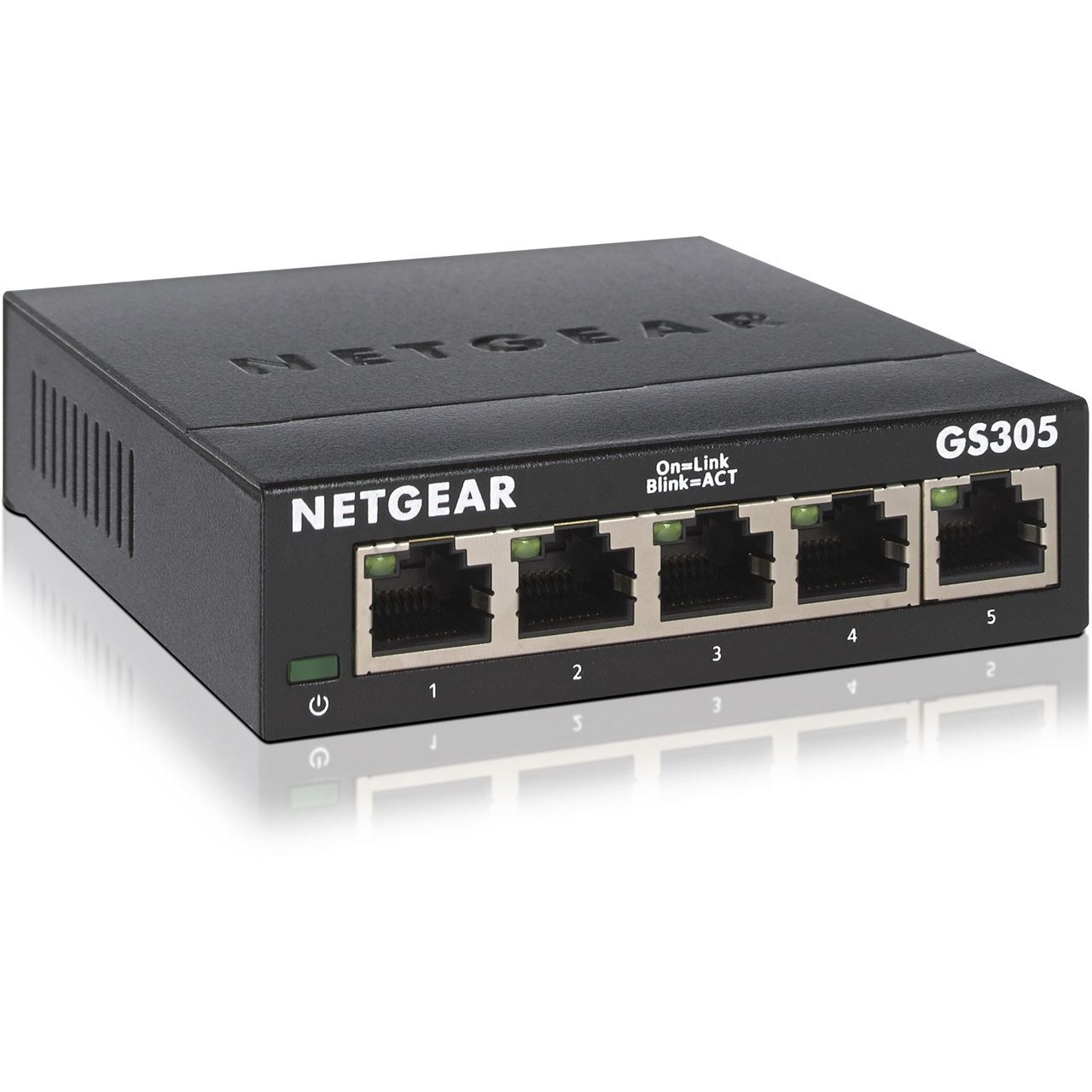 Netgear SOHO GS300 Desktop Gigabit Switch, 5x RJ-45, V3 (GS305-300)