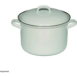 Riess 0122-33, Pfanne + Kochtopf, Weiss