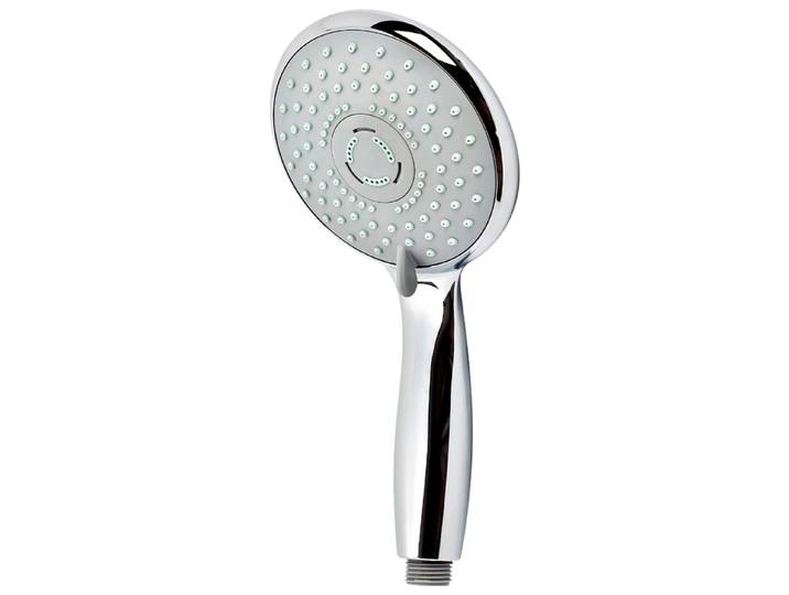 Handbrause ADOB Big Maestral , grau (chromfarben), B:11,5cm H:26cm, Duschköpfe, Handbrause, Ø115 mm und 3 Strahlfunktionen