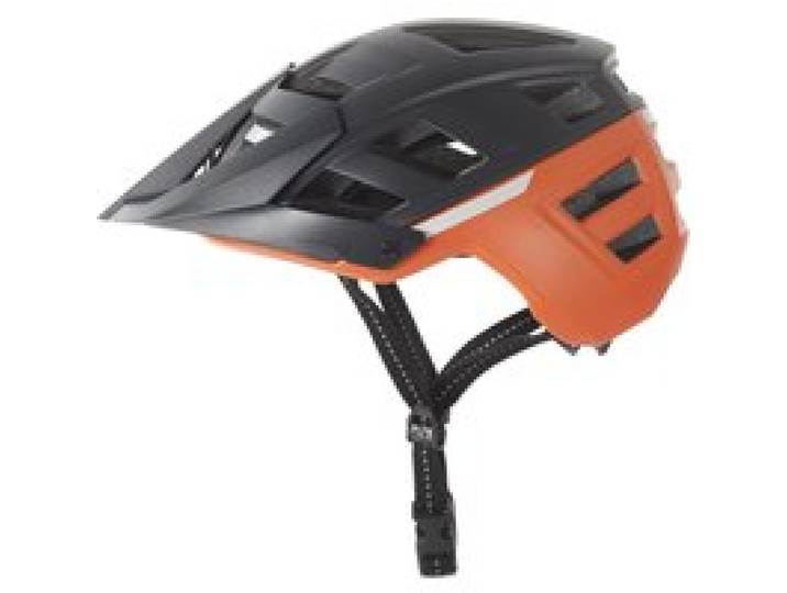 CRIVIT Casque de VTT (noir/orange, S/M)