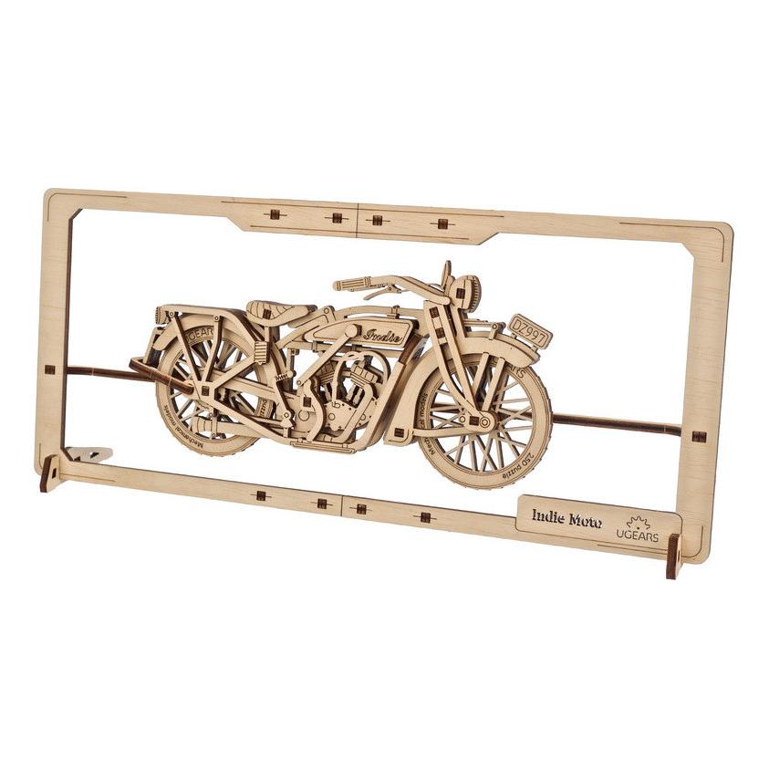Ugears 70194 Indie Moto 2.5D Puzzle - Indie Moto 2.5D Puzzle (70194)