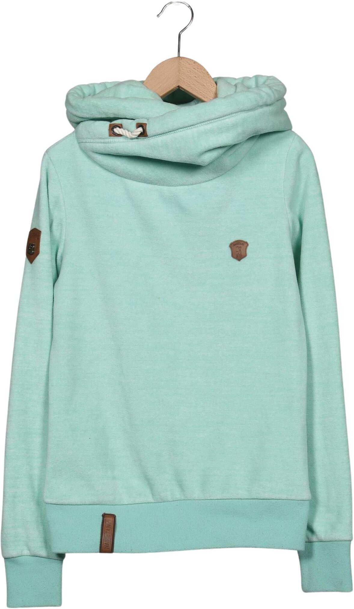 Naketano Damen Kapuzenpullover, Hellgrün, Gr. XS, Synthetik - Second Hand