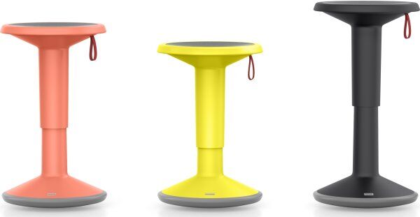 Global Up Stol, Gul, 45-63cm