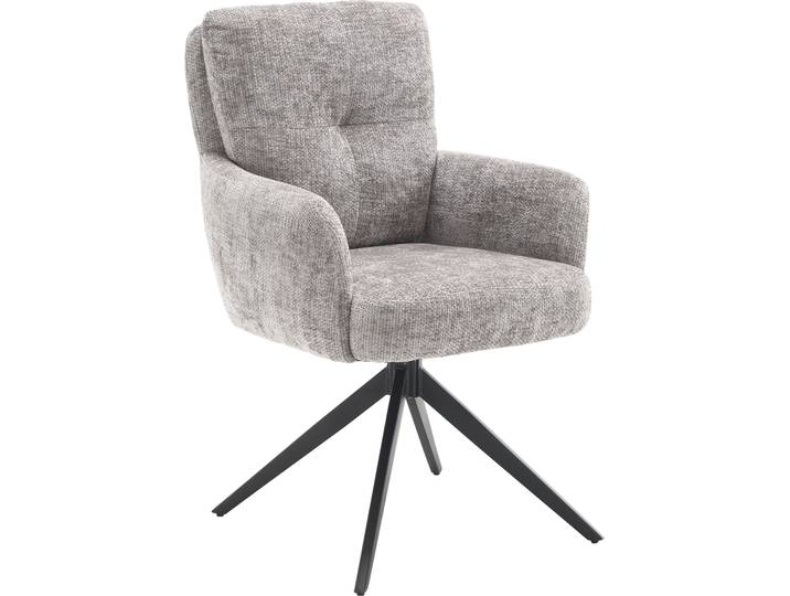 Esszimmerstuhl HOME AFFAIRE Valldemossa , grau (grau, schwarz, grau), B:60cm H:92cm T:67cm, Stühle, Esszimmerstuhl