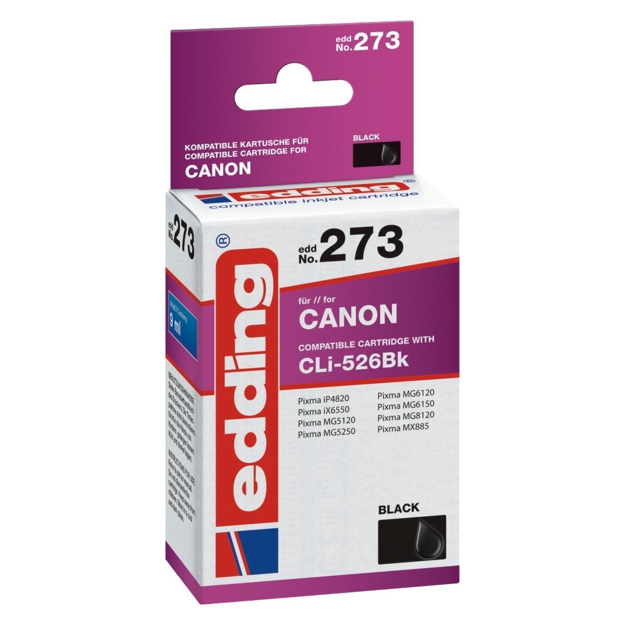 Edding EDD-273 Druckerpatrone (e) Kompatibel (BK) (18-273)