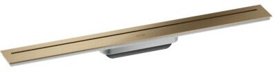 Hansgrohe Drain Duschrinne 42520140 700mm, Fertigset, frei im Raum, brushed bronze