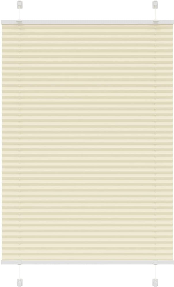 vidaXL Store plissé crème 90x150 cm largeur du tissu 89,4 cm polyester