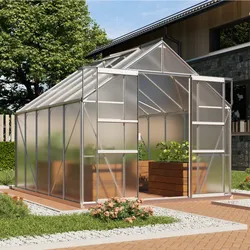 Vitavia Gewächshaus "Mars 8300",aluminium eloxiert,8,3 m2