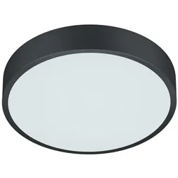 Trio, Deckenleuchte, WACO LED PLAFOND 30 CM 627413032 BLACK (3200 lm)