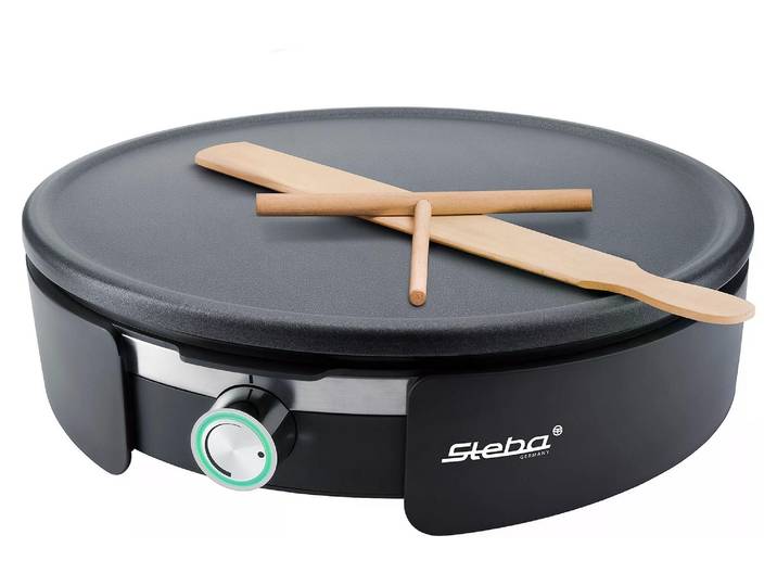 STEBA Crêpesmaker Maker XXL CR36 1500 W, Schwarz , schwarz, B:37cm H:9,5cm T:38,5cm, Crepesmaker, Crêpesmaker