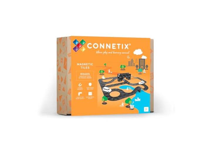 CONNETIX Magnetbausteine Straßen-Kreativpaket, 48 Stück